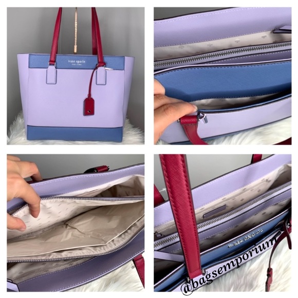 Kate Spade Large Leather Laptop Tote / Wallet Set - Picture 11 of 12